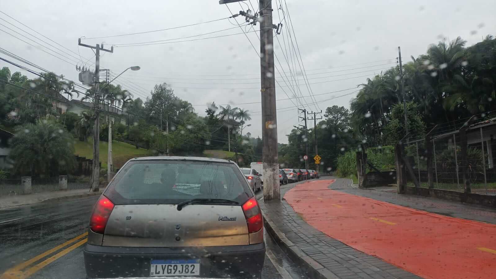 Congestionamento na Rua Bahia