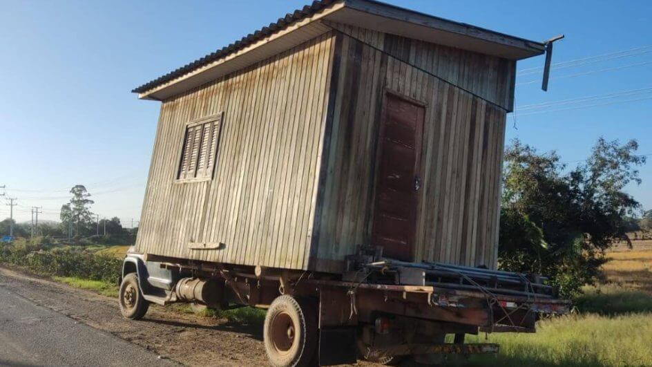 Casa no caminhão