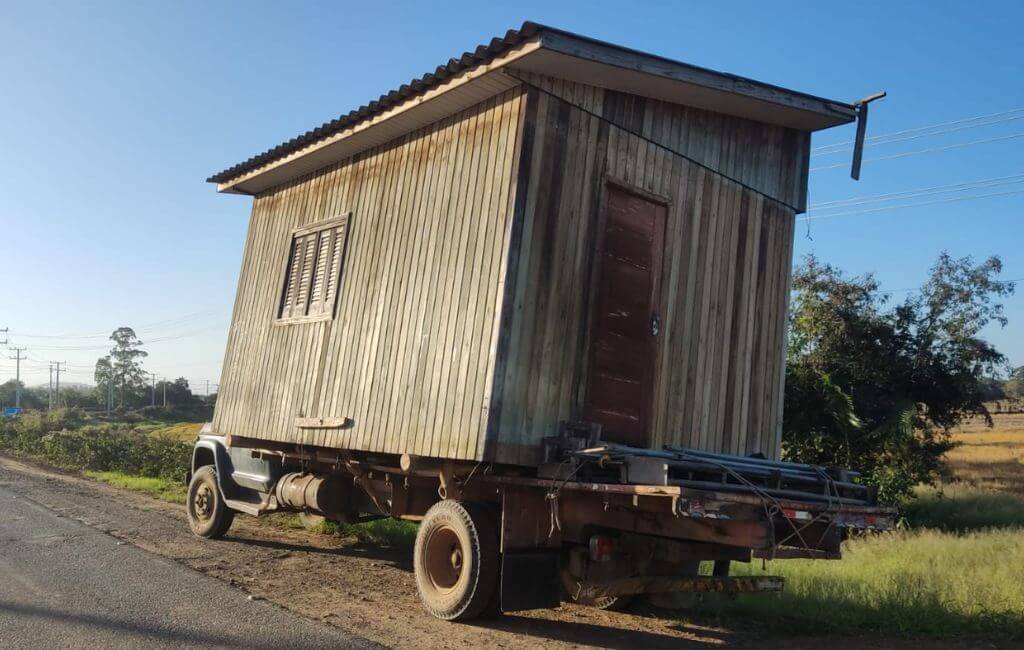 Casa no caminhão