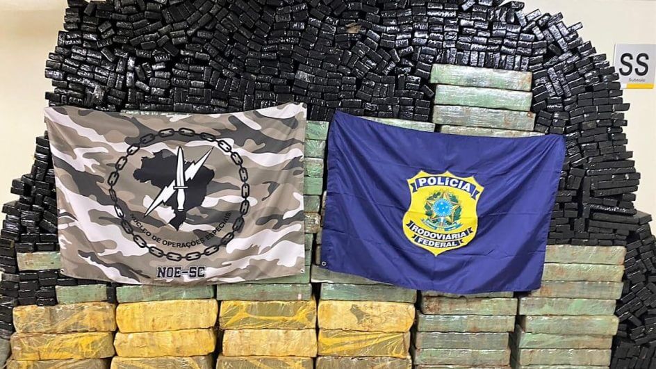 Droga tinha como destino a Grande Florianópolis