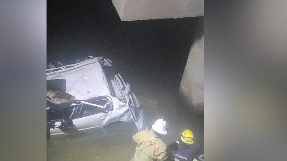 Uma pessoa também ficou ferida na colisão (Foto: Divulgação)