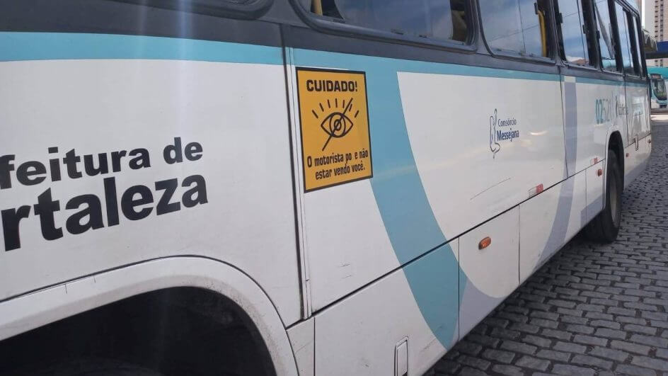 Fortaleza foi uma das cidades pioneiras em uso dos adesivos