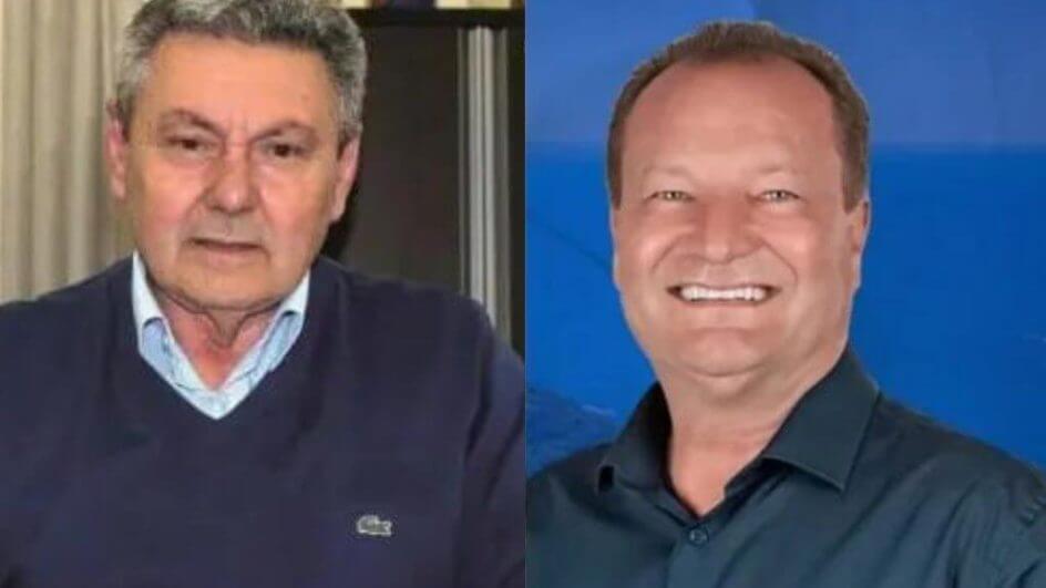 Antônio Ceron (PSD) e Antônio Rodrigues (PP) (Foto: Prefeitura de Lages, Rede social)