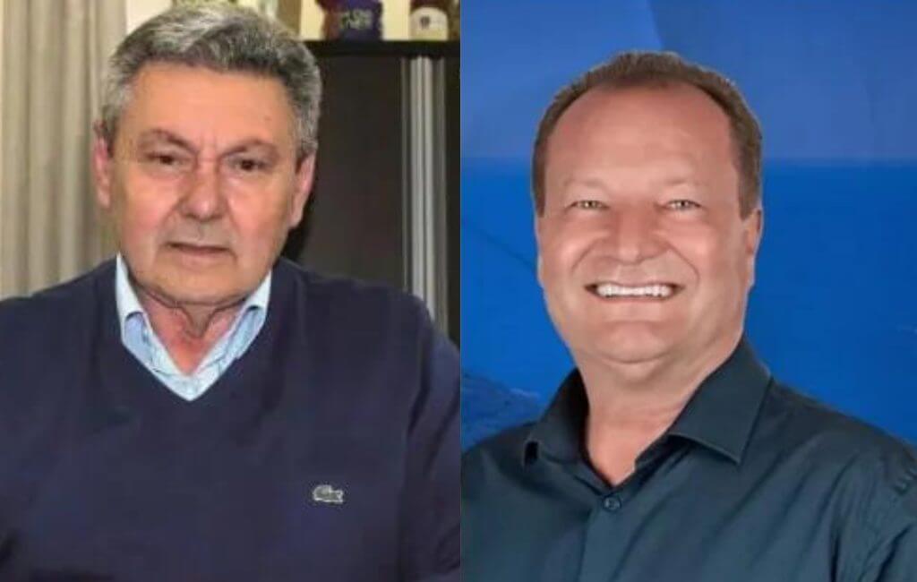 Antônio Ceron (PSD) e Antônio Rodrigues (PP) (Foto: Prefeitura de Lages, Rede social)