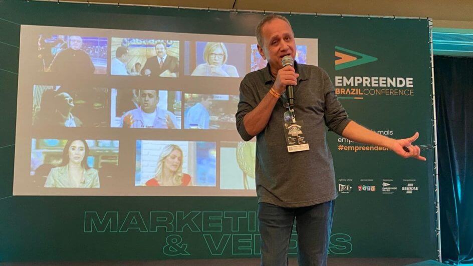 David palestrou no Empreende Brazil 2023