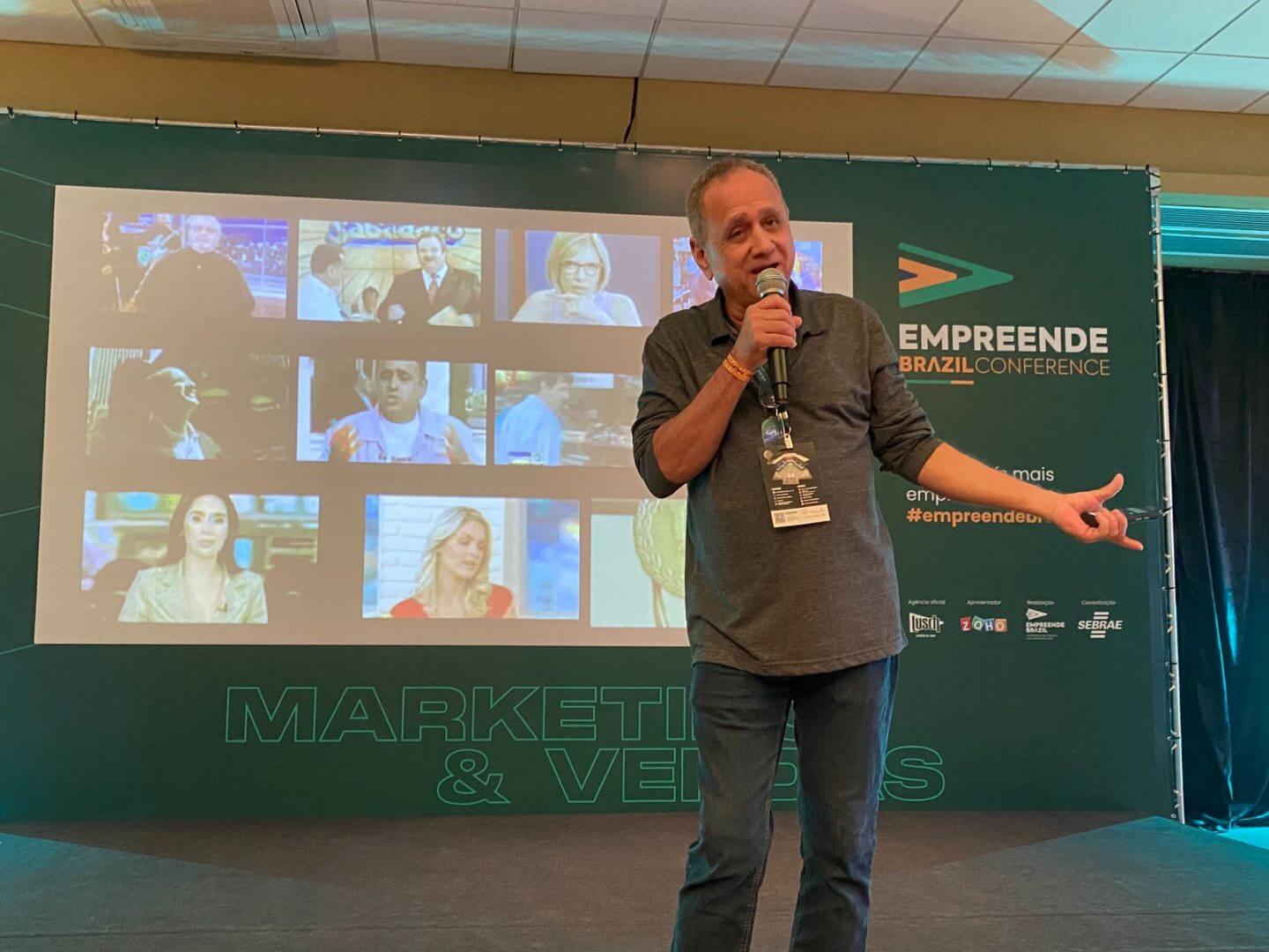 David palestrou no Empreende Brazil 2023