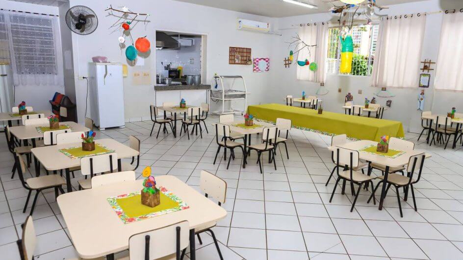 Refeitório em CEI de Joinville: TAC tem meta de expansão até 2025