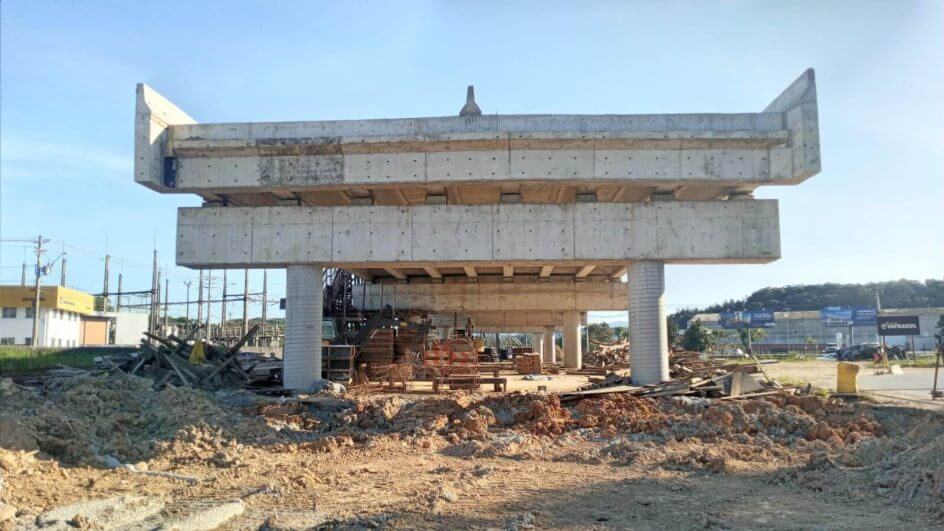 Obras no elevado em Joinville começaram no final de 2021