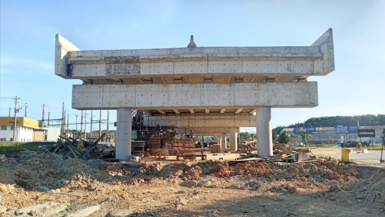 Obras no elevado em Joinville começaram no final de 2021
