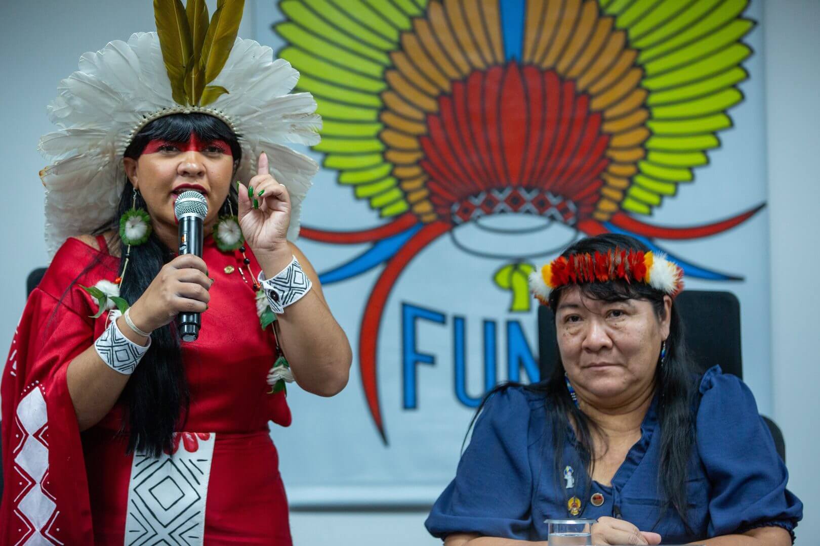 Imagem da presidente da Funai, Joenia Wapichana