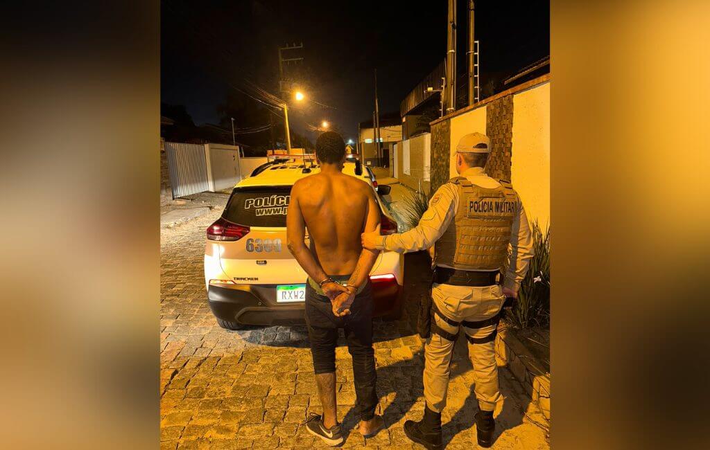 Antes das agressões, homem teria discutido com a mãe (Foto: Polícia Militar/Divulgação)