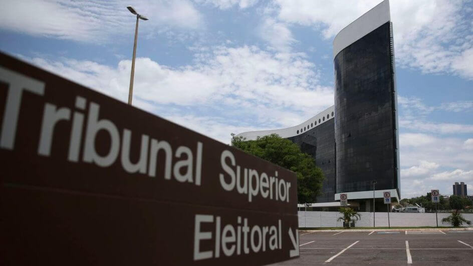 Imagem da faixada do tribunal superior eleitoral