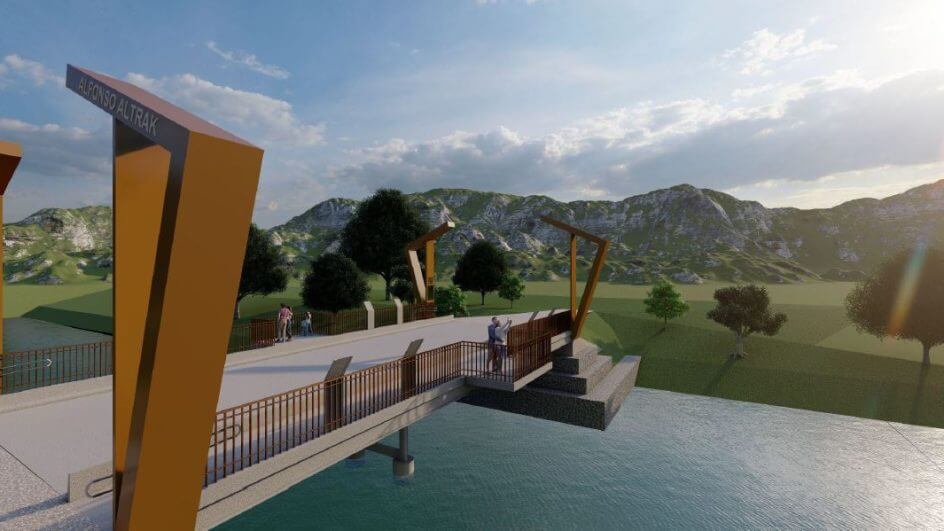 Proposta prevê ponte de concreto, com 12 metros de largura