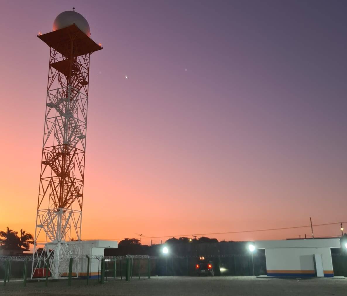 Radar meteorológico de Joinville foi instalado na zona Sul
