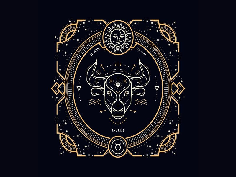 Ilustração do signo de Touro