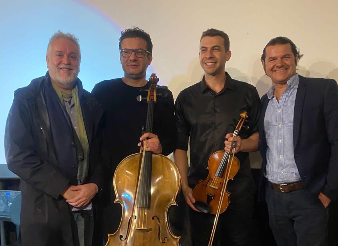 Attilio Colitti, cônsul honorário da Itália em Santa Catarina, Pierluigi Ruggiero, Juan Rossi e Felipe Didoné