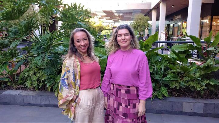 Mariana Rotter e Sabrine Quarezemin.