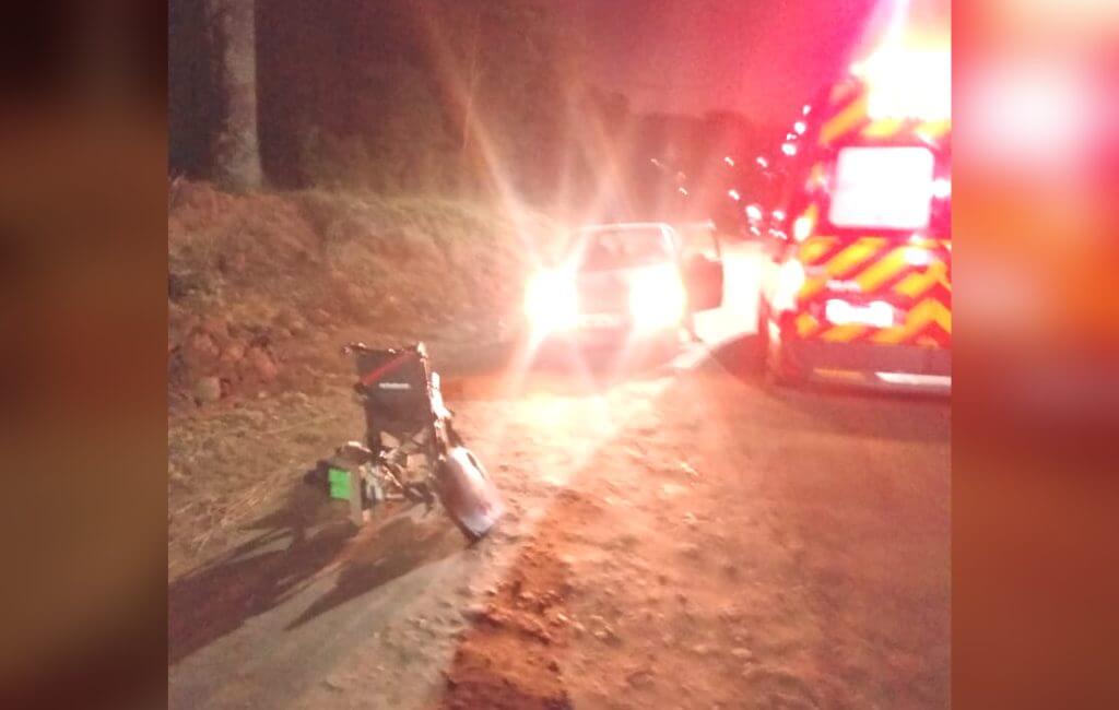 Acidente ocorreu no fim da tarde de sábado (10)