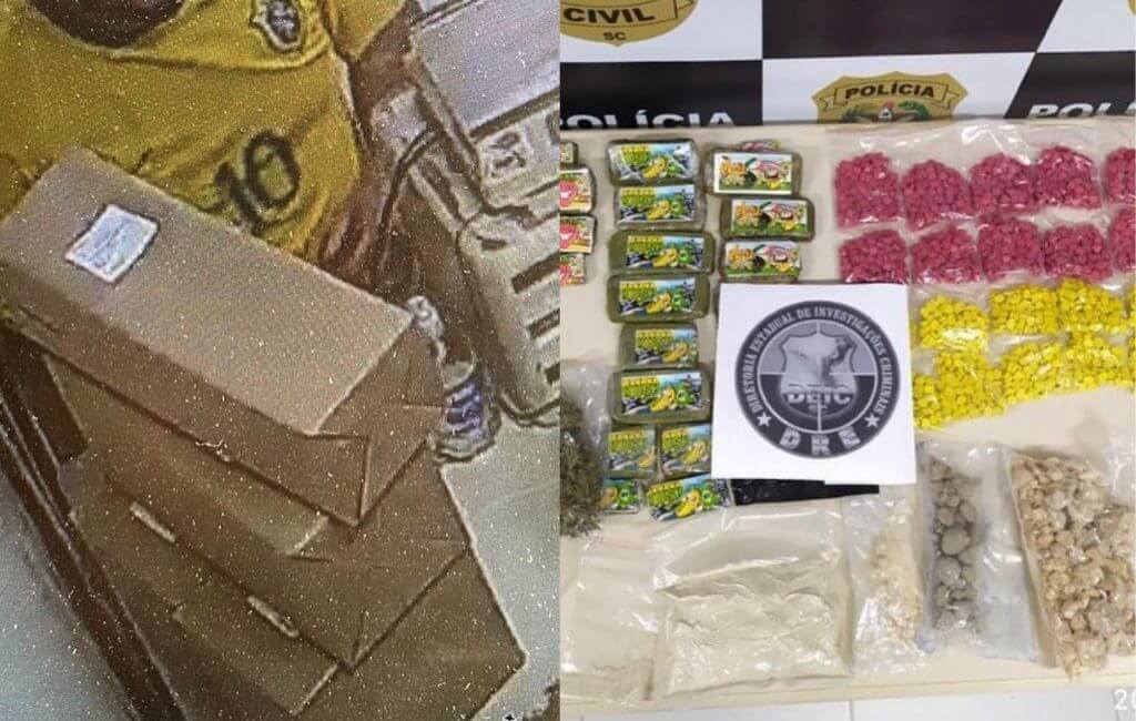 Remessas eram enviadas pelos Correios