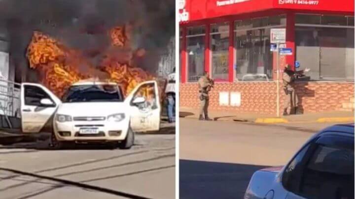 Assalto deixou três pessoas reféns