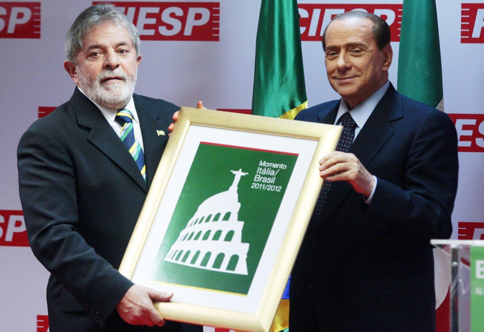 lula e Silvio Berlusconi