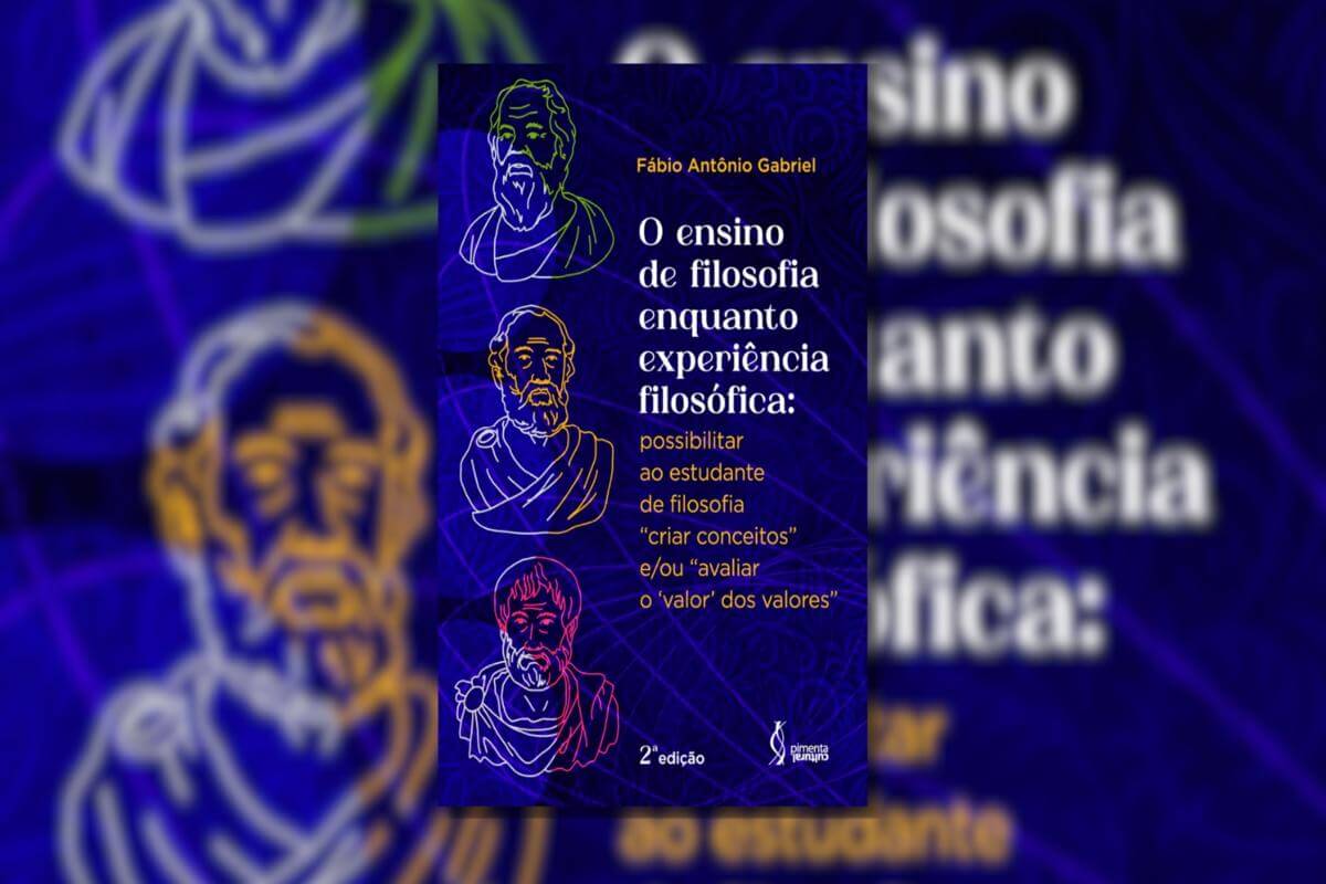 Capa do livro "O ensino da filosofia enquanto experiência filosófica"