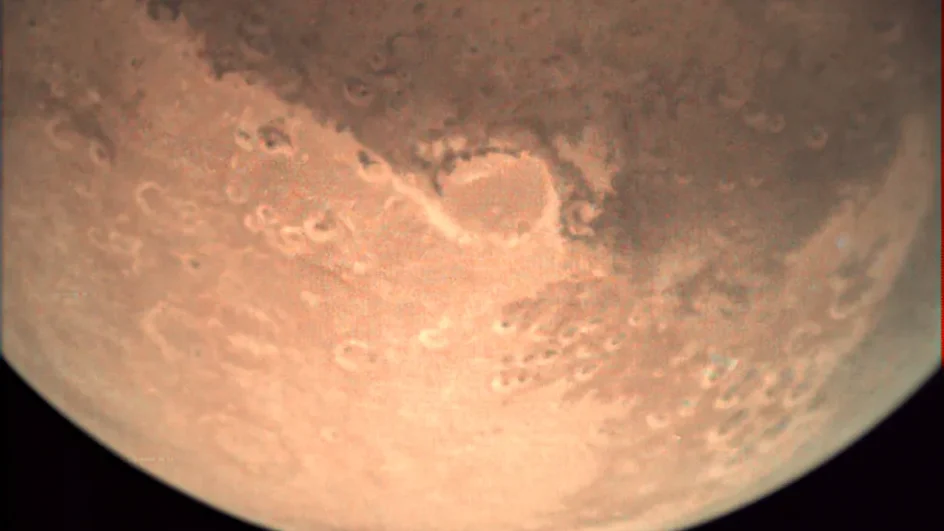 Planeta Vermelho registrado pela câmera da Esa