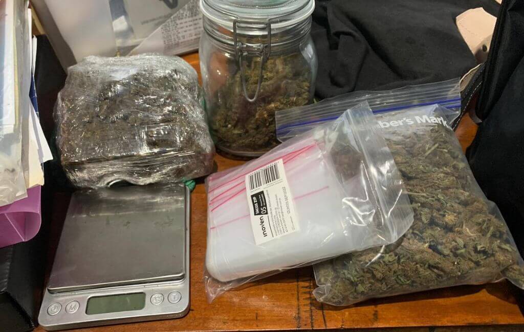 Droga apreendida pela polícia