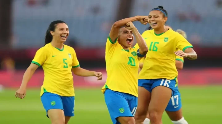 Jogadoras da Seleção Brasileira Feminina