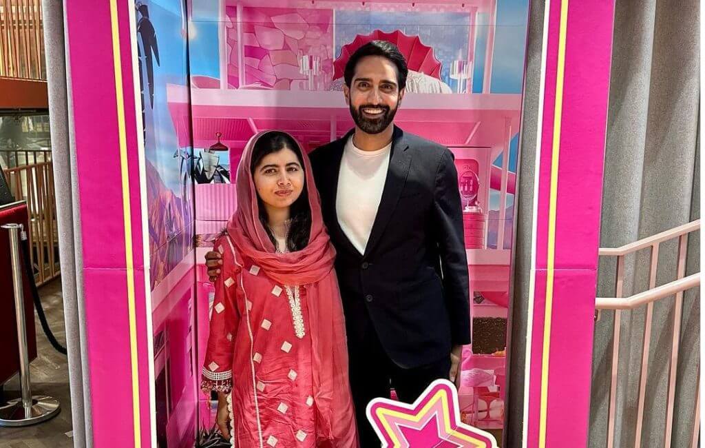 Malala na caixa de Barbie Reprodução Instagram