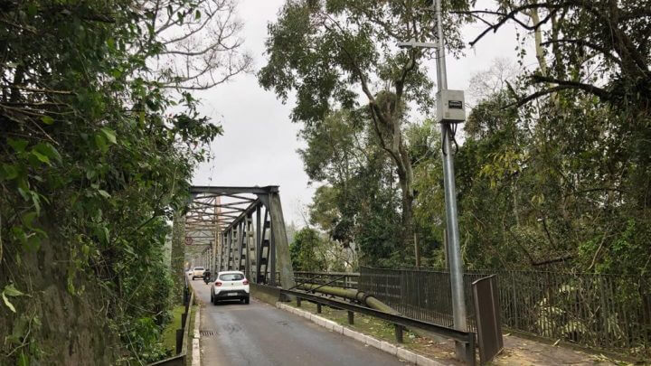 Câmera vai monitorar tráfego na ponte 24h por dia