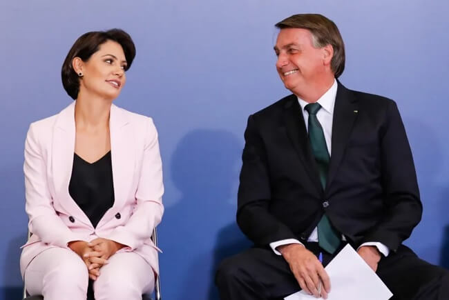 Michelle e Jair Bolsonaro