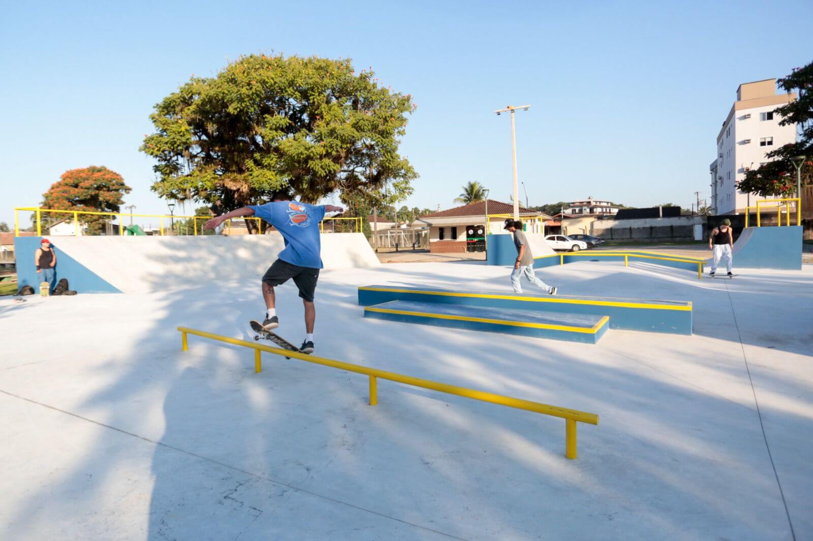 Pista de skate do bairro Floresta em Joinville