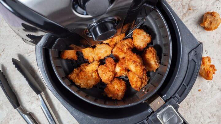 frango empanado. receitas para air fryer
