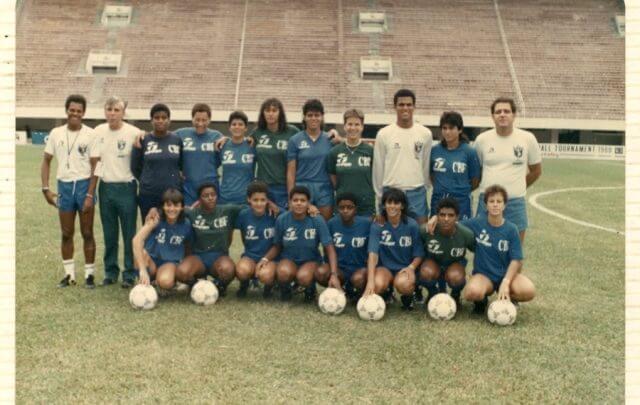 A seleção brasileira participou do Torneio Experimental da China, em 1988.