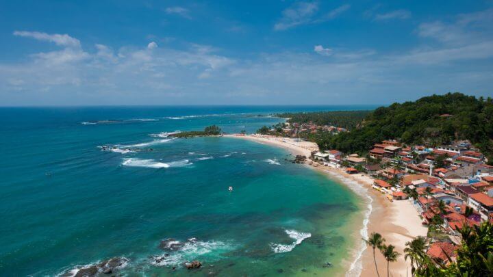 Vista da praia de Morro de São Paulo