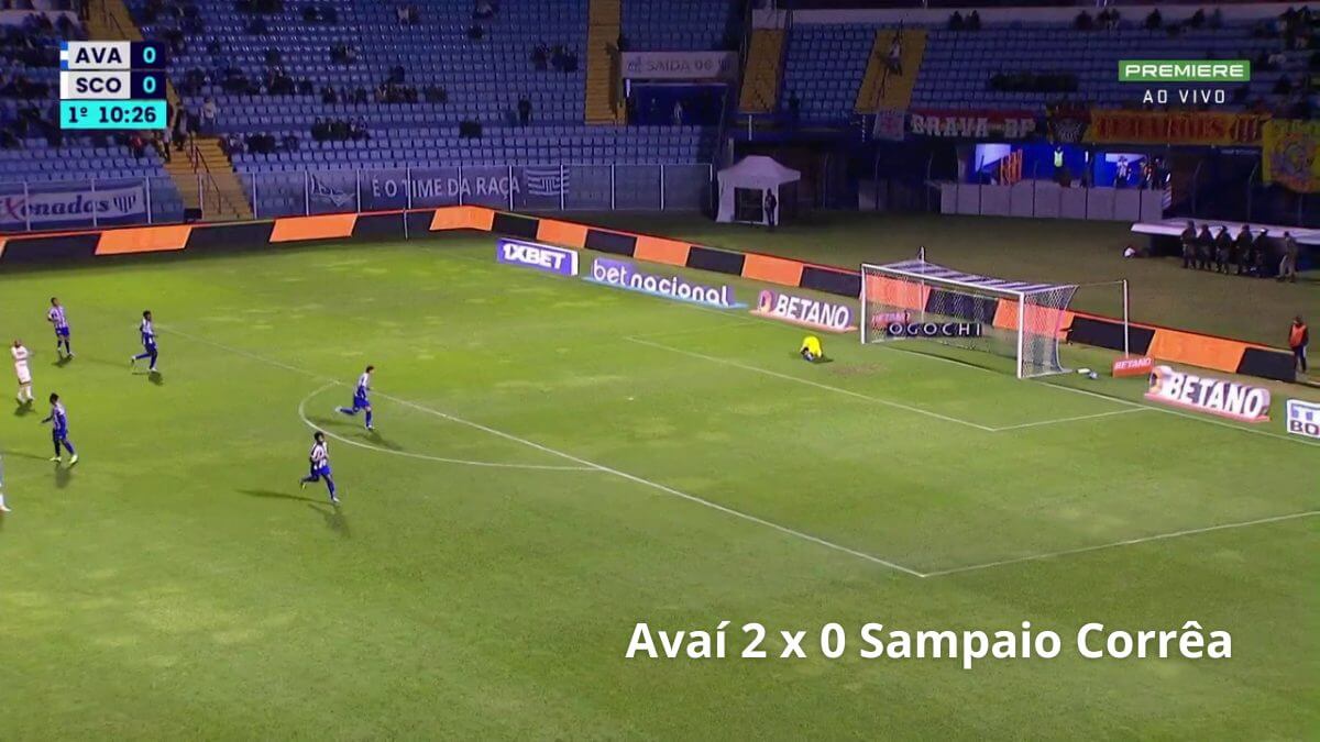 Ava&iacute; 2 x 0 Sampaio Corr&ecirc;a