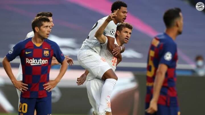 Thomas Muller foi o responsável por dois gols na goleada contra o Barcelona (Foto: Bayern de Munique/Divulgação)