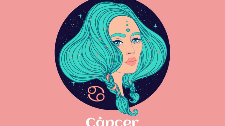 Ilustração do símbolo do signo de Câncer