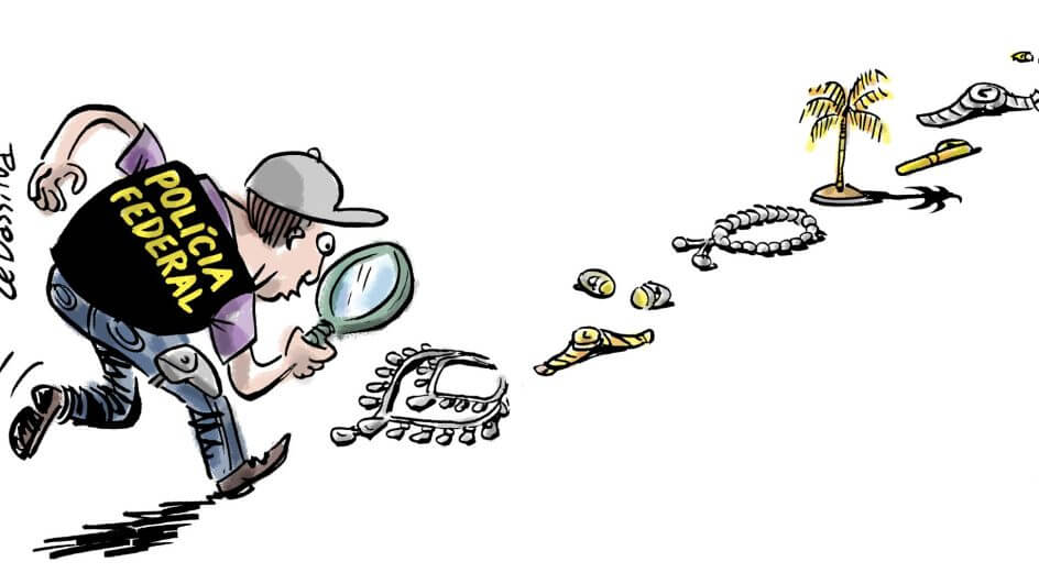Charge do Zé Dassilva: No rastro