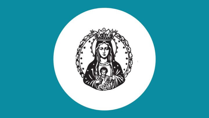 Ilustração de Nossa Senhora Rainha