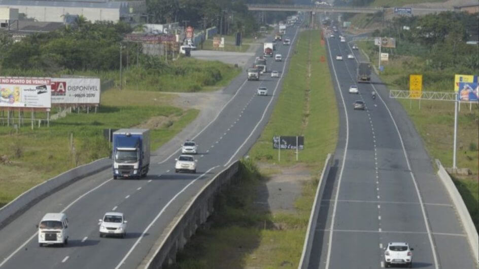 Novo PAC prevê investimentos de R$ 48 bilhões em SC, em pontos como a BR-470 (Foto: Patrick Rodrigues, Jornal de Santa Catarina, arquivo)