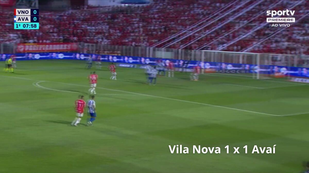 Vila Nova 1 x 1 Ava&iacute;