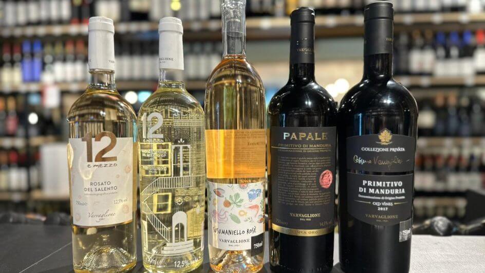 Vinhos da prestigiada vinícola Vargaglione serão servidos no jantar harmonizado.