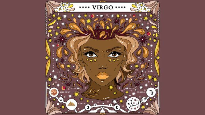 Ilustração do signo de Virgem