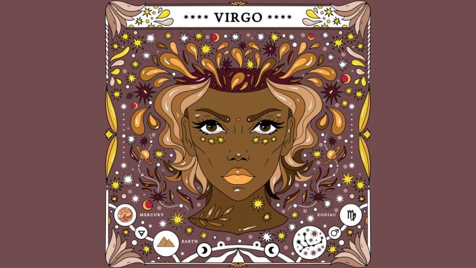Ilustração do signo de Virgem
