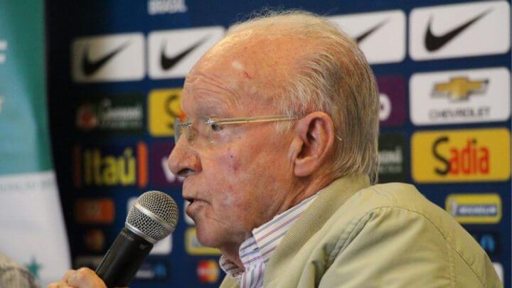 Zagallo durante entrevista (Foto: CBF/Divulgação)