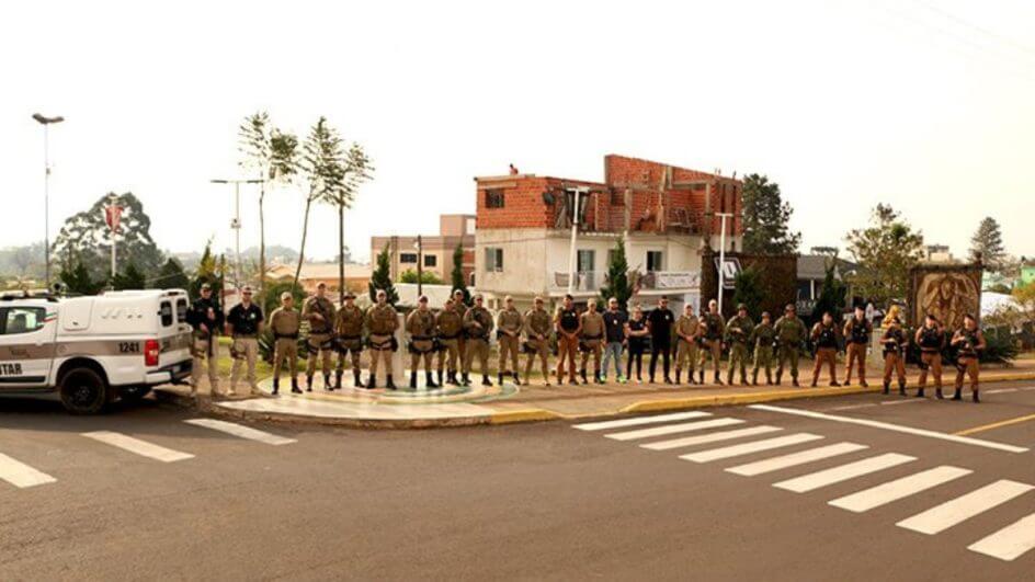 Ação reúne diferentes órgãos de segurança