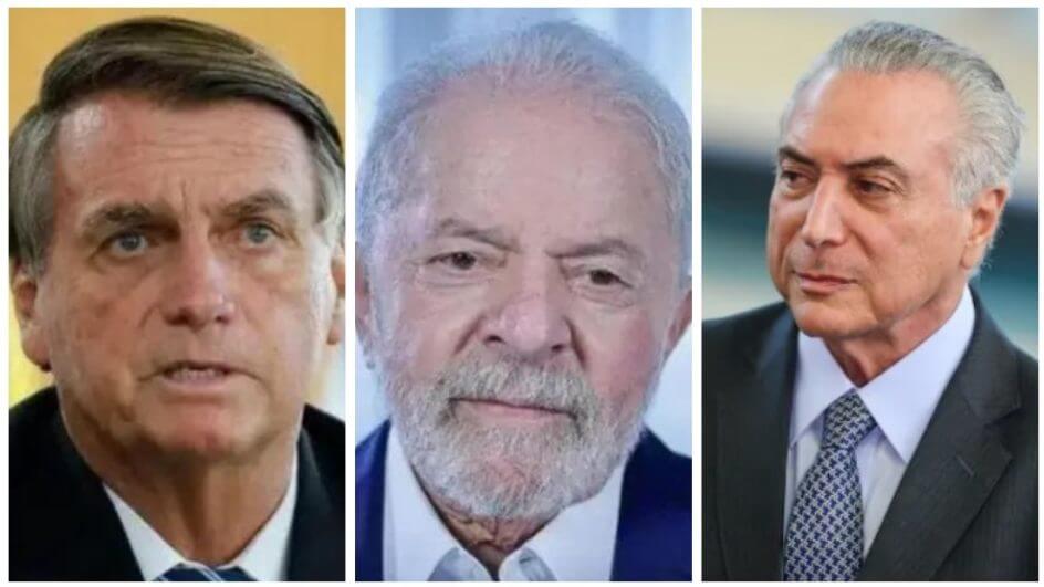 Bolsonaro, Lula e Temer