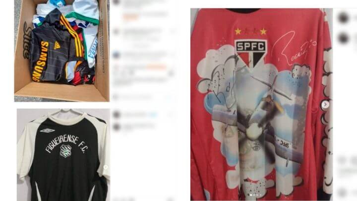 Camisas foram revendidas nas redes sociais